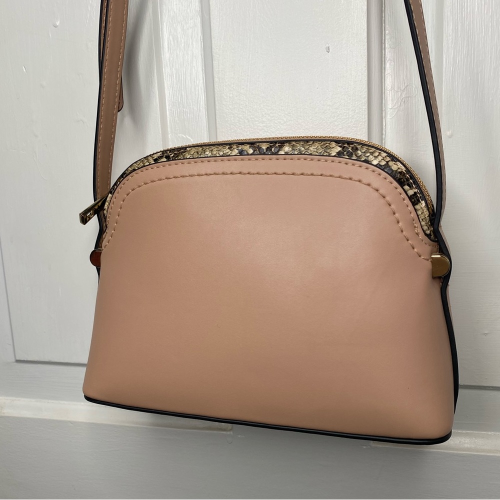 A New Day Pink Snake skin Crossbody purse